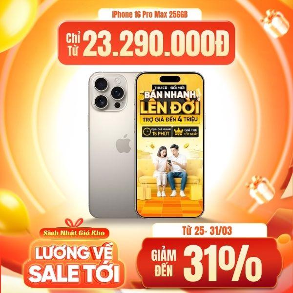iPhone 16 Pro Max 256GB Cũ 99%