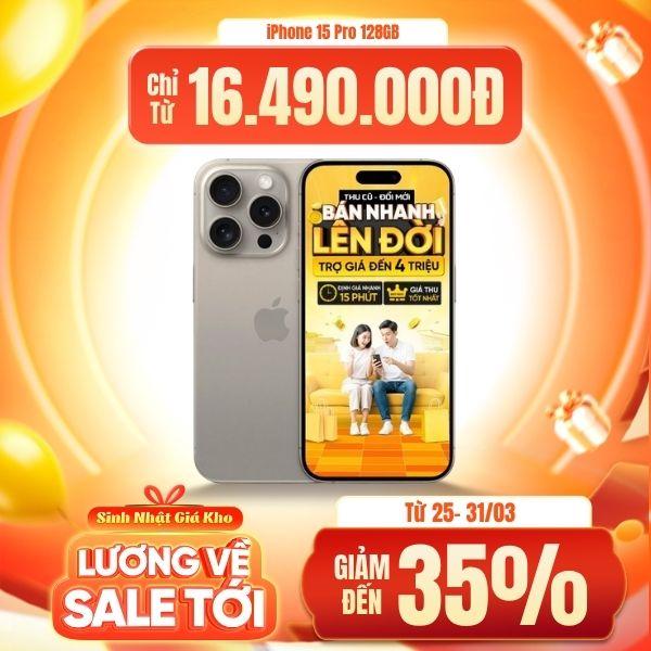 iPhone 15 Pro 128GB Máy Đẹp
