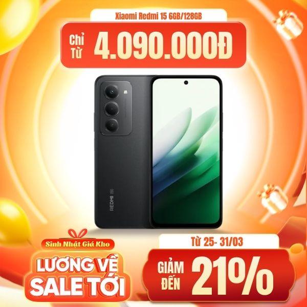 Xiaomi Redmi 15 8GB/128GB Chính Hãng