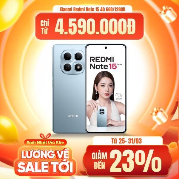 Xiaomi Redmi Note 15 4G 6GB/128GB Chính Hãng