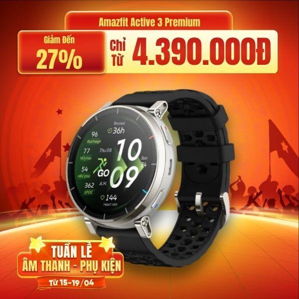Đồng hồ thông minh Amazfit Active 3 Premium