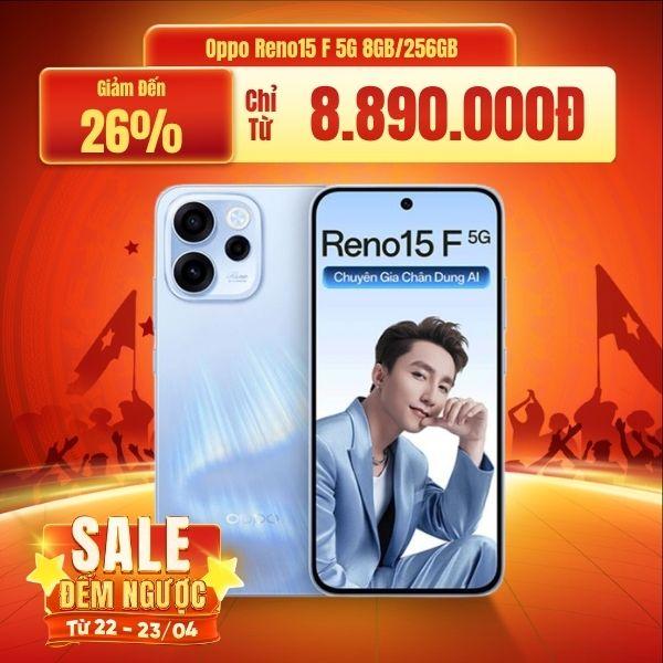 Oppo Reno15 F 5G 8GB/256GB Chính Hãng