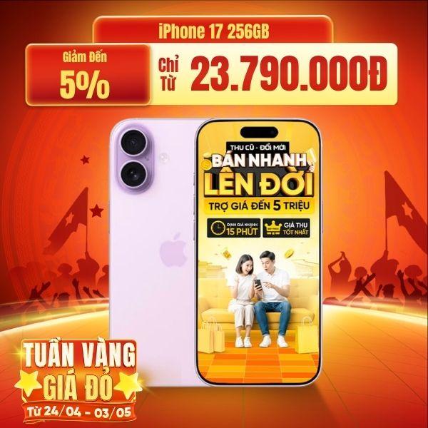 iPhone 17 256GB | Chính Hãng Apple Việt Nam