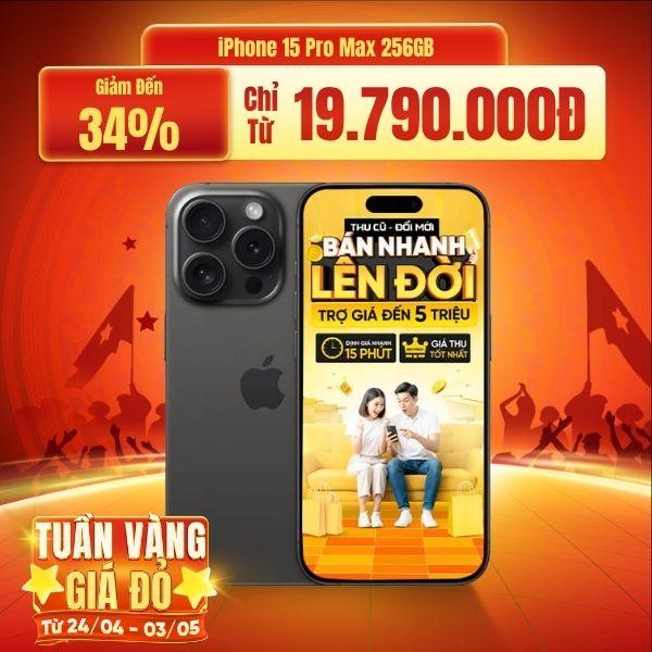 iPhone 15 Pro Max 256GB Máy Đẹp