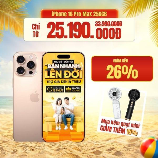 iPhone 16 Pro Max 256GB Máy Đẹp