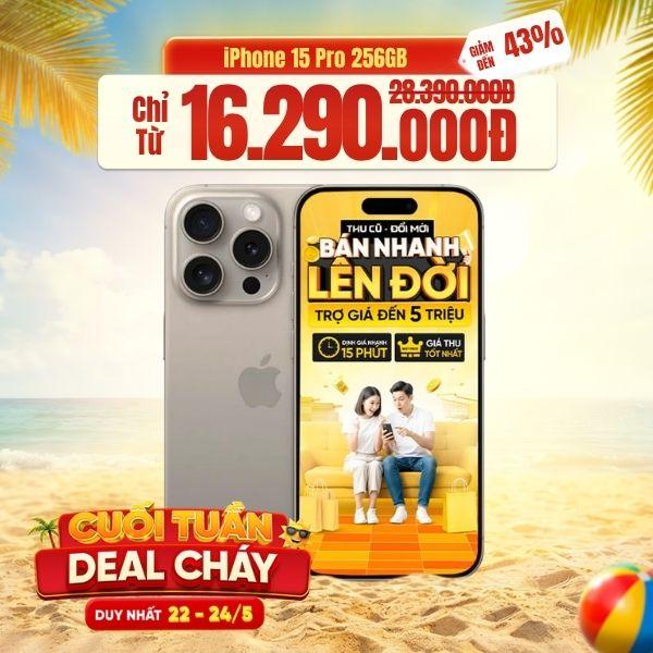 iPhone 15 Pro 256GB Cũ 99%