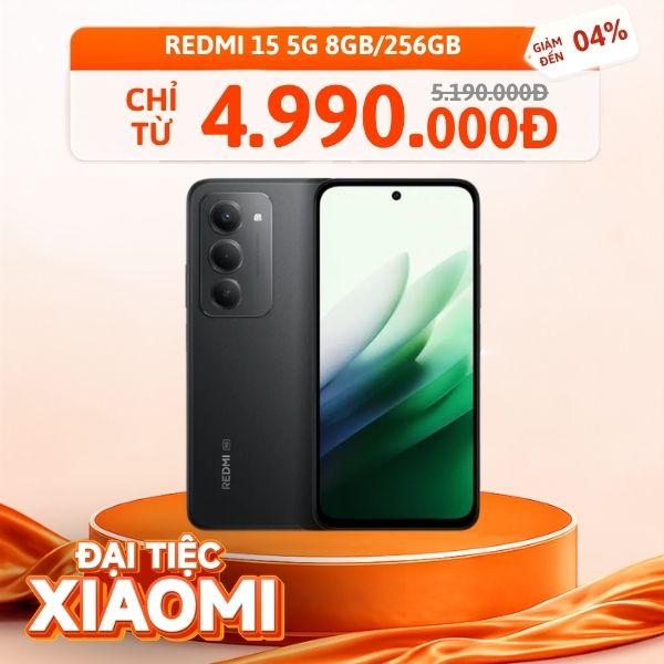 Xiaomi Redmi 15 5G 8GB/256GB Chính Hãng