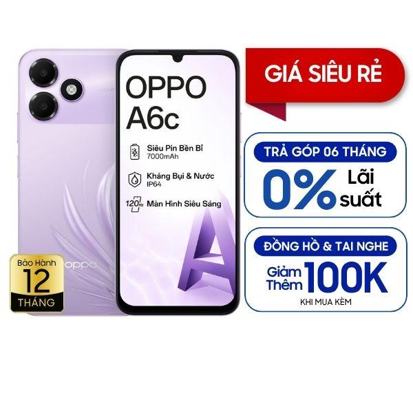 Oppo A6c 4GB/64GB Chính Hãng