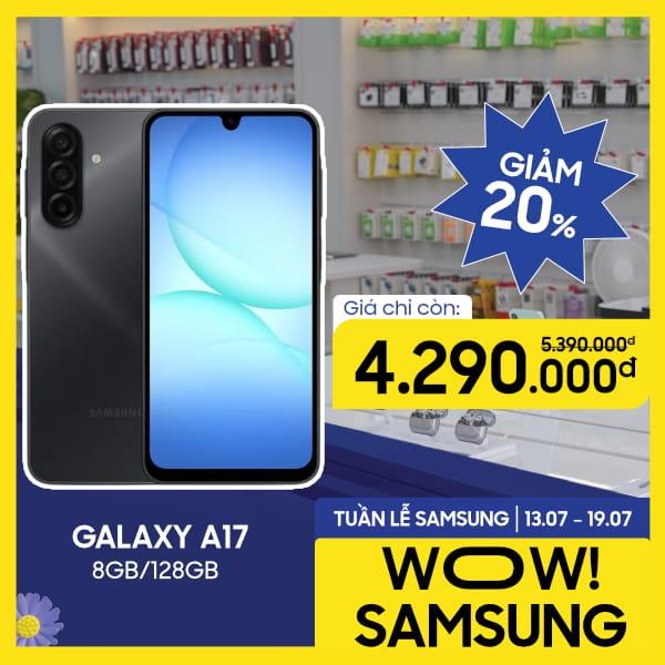 Samsung Galaxy A17 8GB/128GB Chính Hãng BHĐT