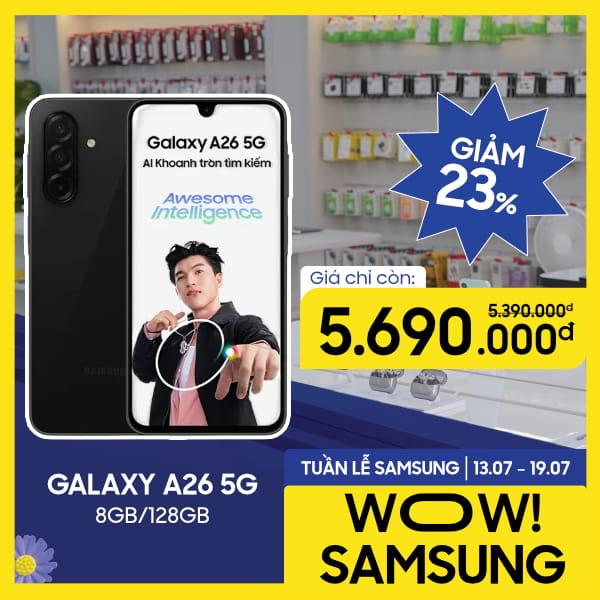 Samsung Galaxy A26 5G 8GB/128GB Chính Hãng - BHĐT