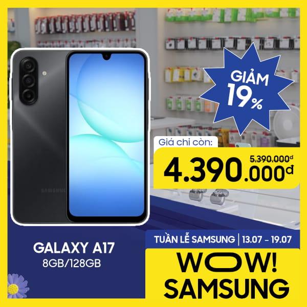 Samsung Galaxy A17 8GB/128GB Chính Hãng BHĐT