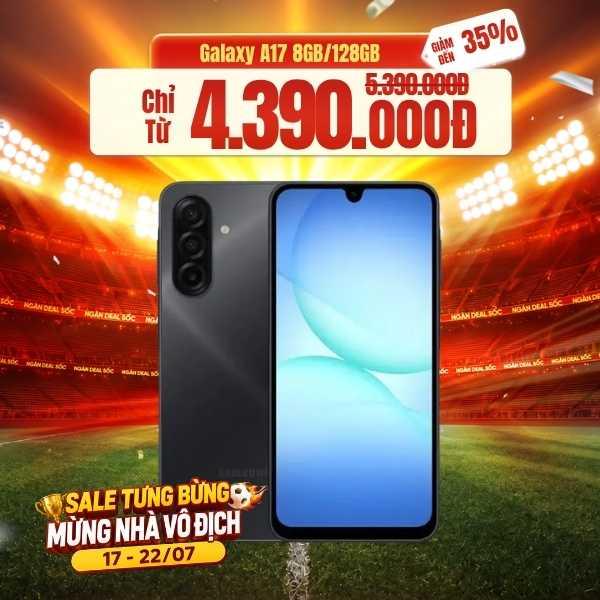 Samsung Galaxy A17 8GB/128GB Chính Hãng BHĐT
