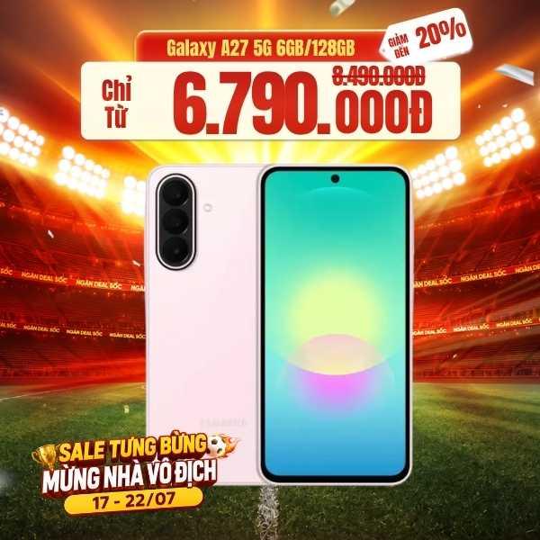 Samsung Galaxy A27 5G 6GB/128GB Chính Hãng - BHĐT