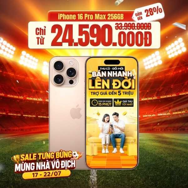 iPhone 16 Pro Max 256GB Máy Đẹp
