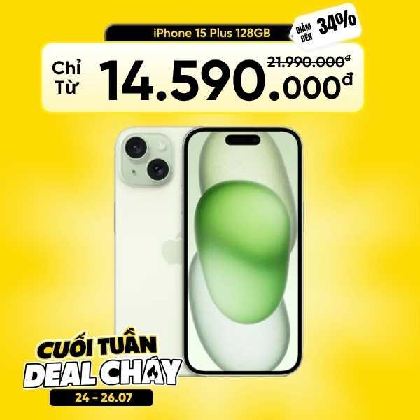 iPhone 15 Plus 128GB Máy Đẹp