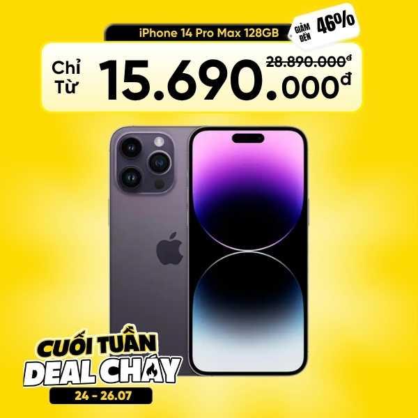 iPhone 14 Pro Max 128GB Máy Đẹp