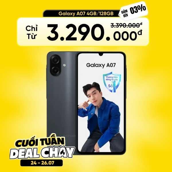 Samsung Galaxy A07 4GB/128GB Chính Hãng - BHĐT