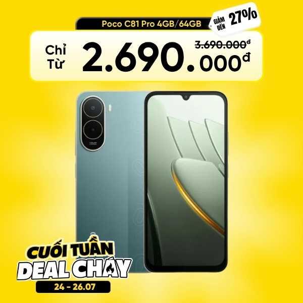 Xiaomi Poco C81 Pro 4GB/64GB Chính Hãng