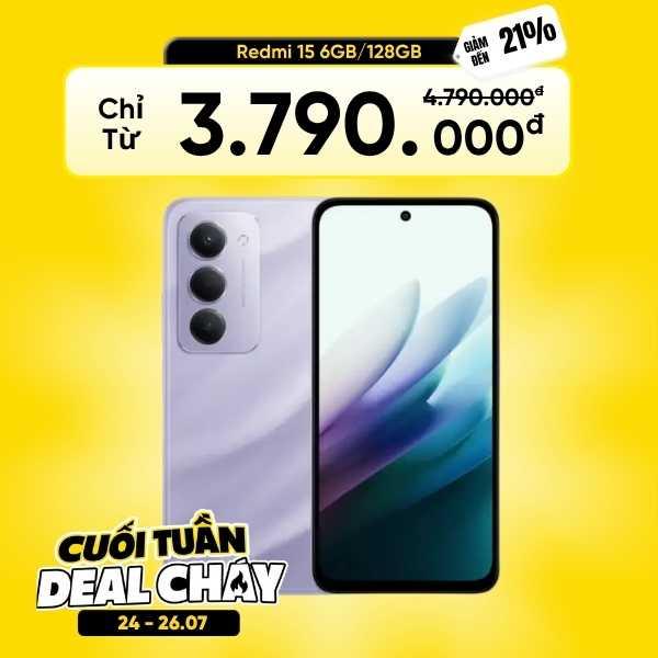Xiaomi Redmi 15 6GB/128GB Chính Hãng 
