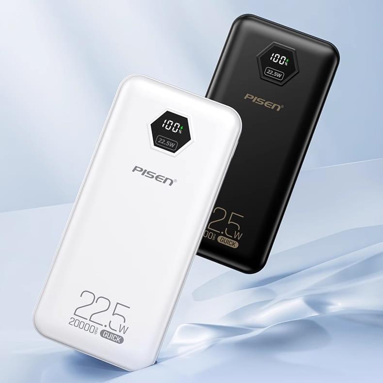 Pin Sạc Dự Phòng Pisen Quick Power Cube 22.5W 10000mAh Chính Hãng