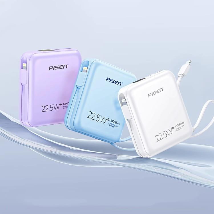 Pin Sạc Dự Phòng Pisen Quick PowerLink Depot 22.5W 10000mAh Chính Hãng