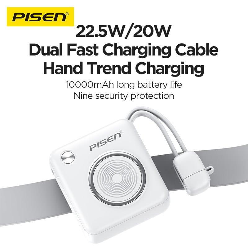 Pin Sạc Dự Phòng Pisen Quick PowerLink Depot 22.5W 10000mAh Chính Hãng