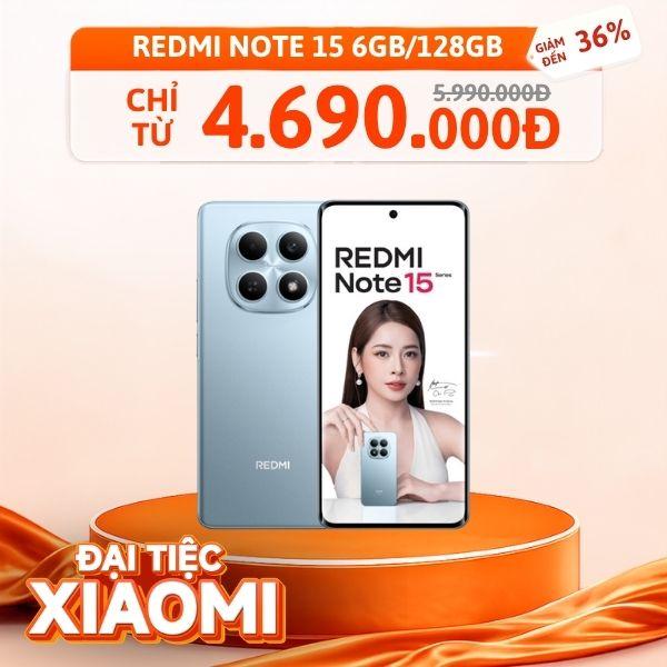 Xiaomi Redmi Note 15 6GB/128GB Chính Hãng