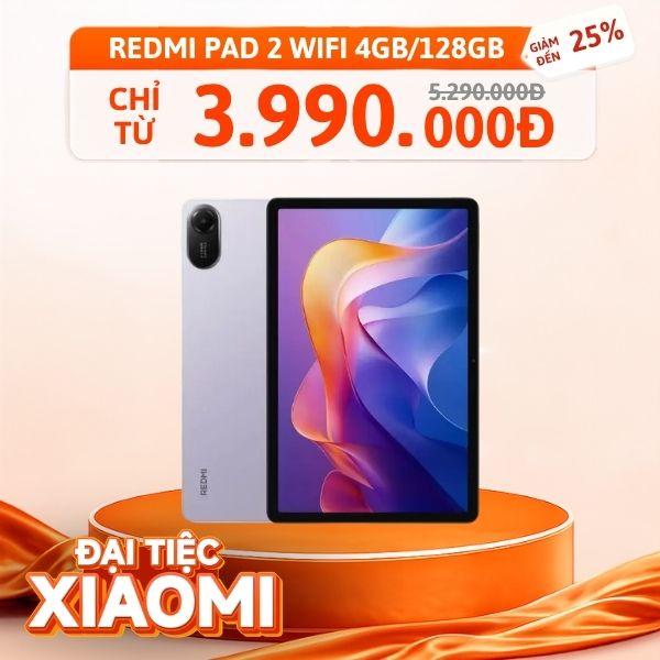 Xiaomi Redmi Pad 2 Wifi 4GB/128GB Chính Hãng 