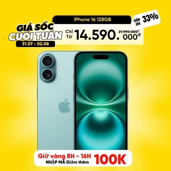 iPhone 16 128GB Cũ 99%