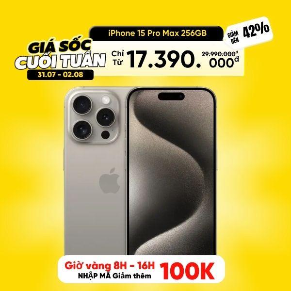 iPhone 15 Pro Max 256GB Cũ 99%