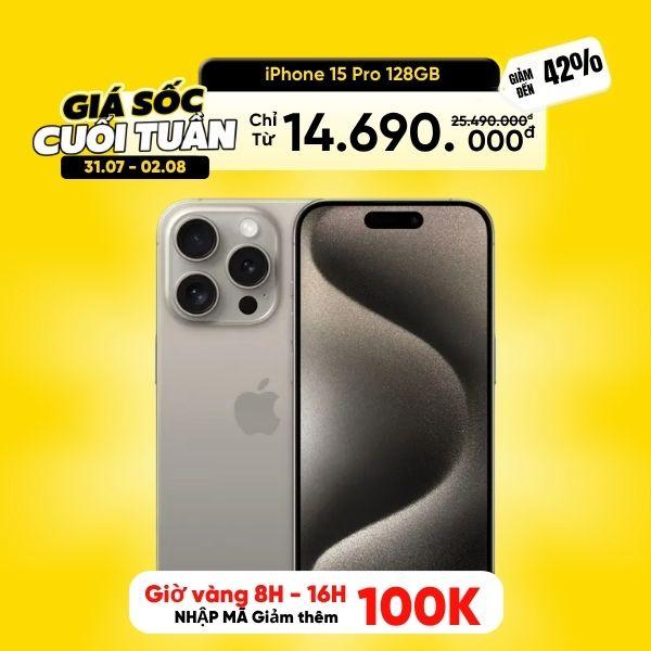 iPhone 15 Pro 128GB Cũ 99%