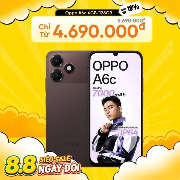 Oppo A6c 4GB/128GB Chính Hãng