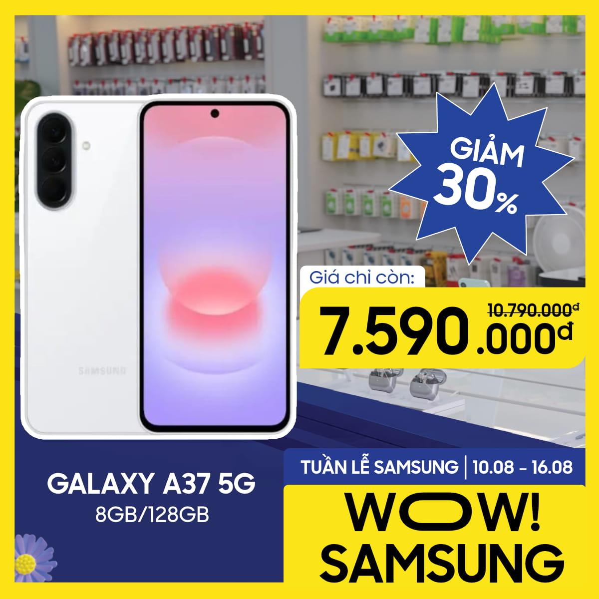 Samsung Galaxy A37 5G 8GB/128GB Chính Hãng - BHĐT
