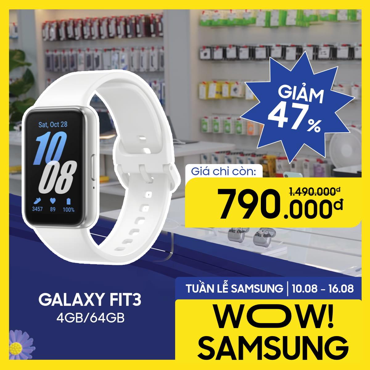 Samsung Galaxy Fit3 Chính hãng BHĐT