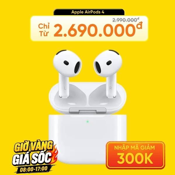 Tai nghe Apple AirPods 4 - Chính Hãng VN