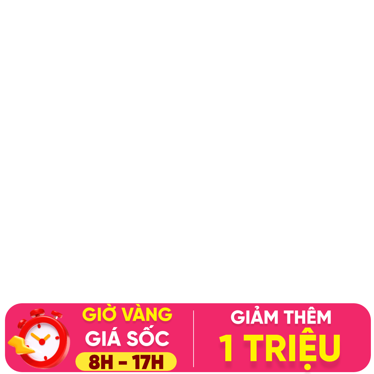 Hero badge - xả nhiệt hè - Giờ vàng Giảm 1 triệu