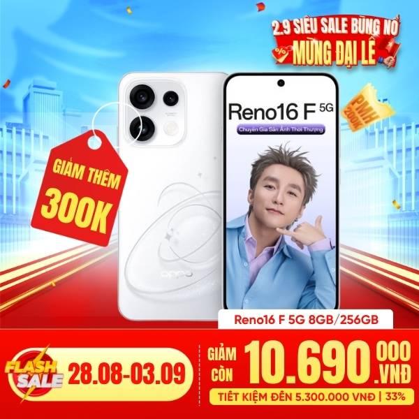 Oppo Reno16 F 5G 8GB/256GB Chính Hãng