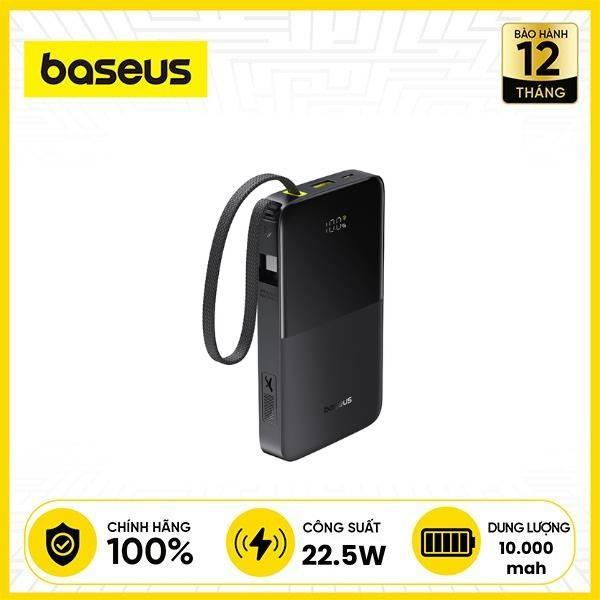 Pin Sạc Dự Phòng Baseus Enerfill FC51 Bipow 2 Pro 10.000mAh 22.5W Kèm Cáp Type-C