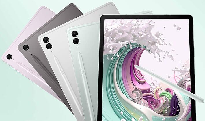 màu sắc trên Galaxy Tab S9 FE Wifi