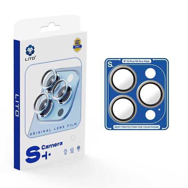 Miếng Dán Bảo Vệ Camera LITO Viền Kim Loại Màu Cao Cấp Cho iPhone 15 Pro|15 Pro Max