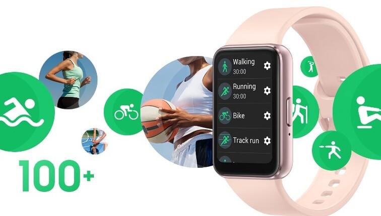 hơn 100 bài tập trên đồng hồ galaxy fit 3