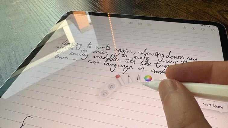 thao tác trên apple pencil pro