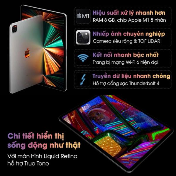 iPad Pro M1 11 inch 2021 Wifi 128GB Cũ 99%