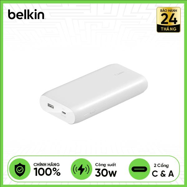 Pin Sạc Dự Phòng BELKIN Polyme Pocket Power PD 30W 20000mAh