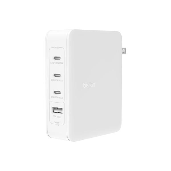 Củ sạc nhanh BELKIN BoostCharge 3 x USB-C 1 x USB-A 140W