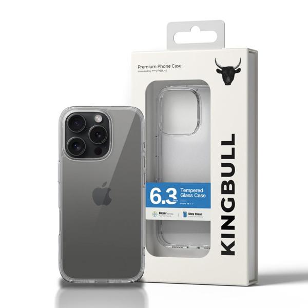 Ốp Lưng Trong Suốt Mipow Tempered Glass iPhone 16 Series