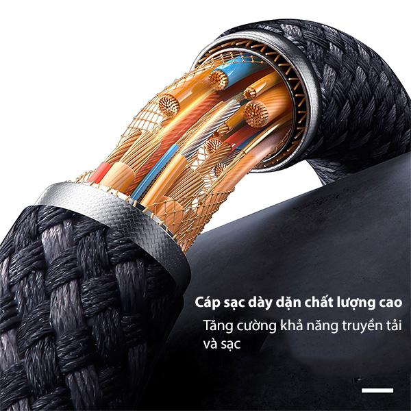 Cáp Sạc Nhanh LITO LD12 2 in 1 | C to C 60W | C to L 27W Likenew Fullbox