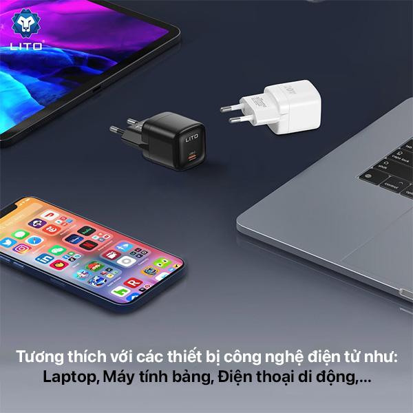 Củ Sạc LITO LC10 GAN 20W Likenew Fullbox