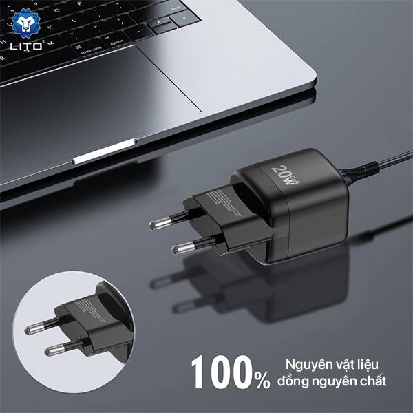Củ Sạc LITO LC10 GAN 20W Likenew Fullbox