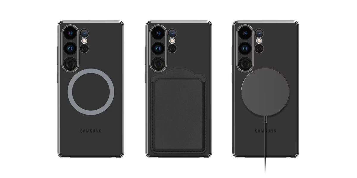 Ốp lưng trong suốt nam châm Magnet Galaxy S25 Ultra Chính Hãng